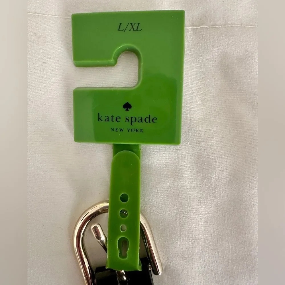 Kate Spade Leather Belt Bag Black Foldover Size S/M & L/XL • NEW WITH TAGS •